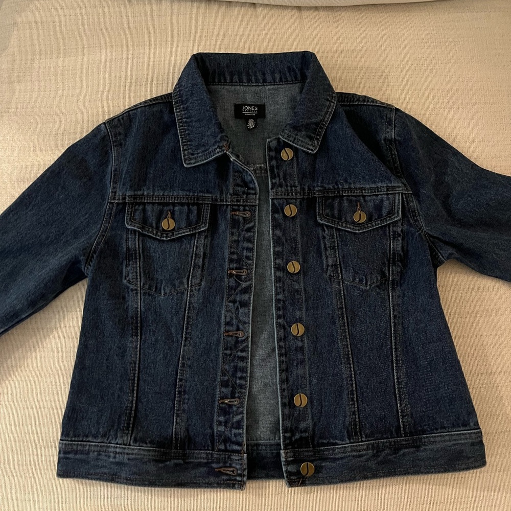 Jones New York Classic Blue Denim Jacket